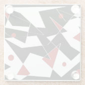 Dessous-de-verre En Verre Repérer les balles rouges (Dos)