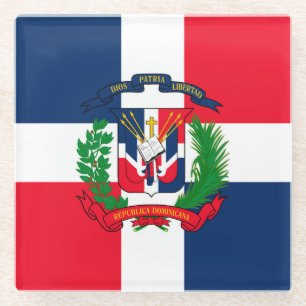 Dessous-de-verre En Verre République dominicaine