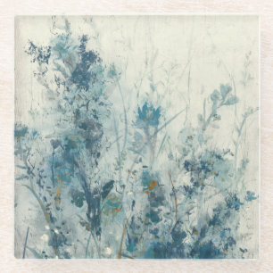 Dessous-de-verre En Verre Ressort bleu