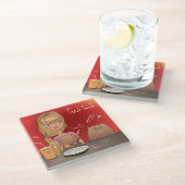 Dessous-de-verre En Verre Restauration rapide (Incliné)