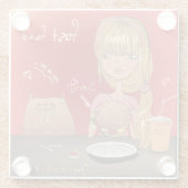 Dessous-de-verre En Verre Restauration rapide (Dos)