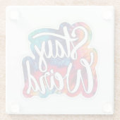 Dessous-de-verre En Verre Reste bizarre (Dos)