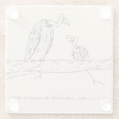 Dessous-de-verre En Verre Restes (Dos)