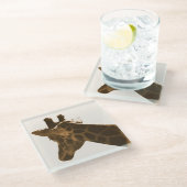 Dessous-de-verre En Verre Reticuler profil Giraffe (Incliné)