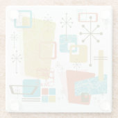 Dessous-de-verre En Verre Rétro classique (Dos)