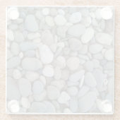 Dessous-de-verre En Verre River Stones Automne Motifs (Dos)