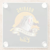 Dessous-de-verre En Verre Roaring Sundown Club Sabertooth Tiger (Dos)