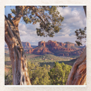 Dessous-de-verre En Verre Roche rouge Sedona Arizona