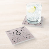 Dessous-de-verre En Verre Rock et Roll Balleriina II (Incliné)