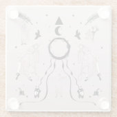 Dessous-de-verre En Verre Rock et Roll Balleriina II (Dos)