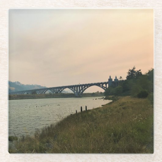 Dessous-de-verre En Verre Rogue River, Oregon (Devant)