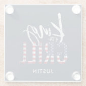 Dessous-de-verre En Verre Roi du grill (Dos)