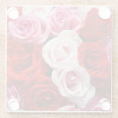 Dessous-de-verre En Verre Rose (Dos)