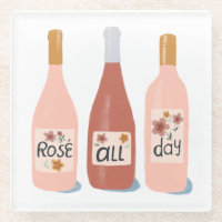 Rose toute la journée les amateurs de vin dessous