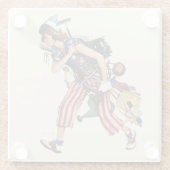 Dessous-de-verre En Verre Rosie à la Secourt (Dos)