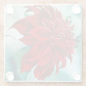 Dessous-de-verre En Verre Rouge en furie (Dos)