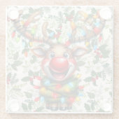 Dessous-de-verre En Verre Rudolf Le Rinder (Dos)