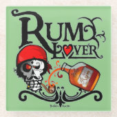 Dessous-de-verre En Verre Rum lover (Devant)