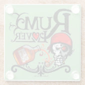Dessous-de-verre En Verre Rum lover (Dos)