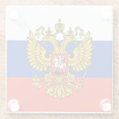Dessous-de-verre En Verre Russie (Dos)