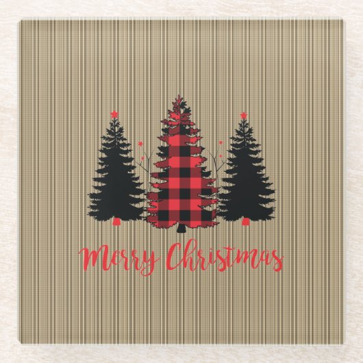 Dessous-de-verre En Verre Rustic Farmhouse (Devant)