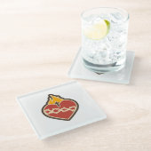 Dessous-de-verre En Verre Sacré-Coeur catholique (Incliné)