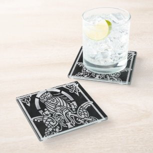 Dessous-de-verre En Verre Saint Chrome celtique