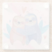 Dessous-de-verre En Verre Saint Valentin (Dos)