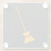 Dessous-de-verre En Verre Salle de sorcière (Dos)