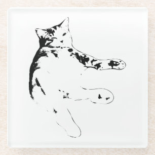 Dessous-de-verre En Verre Salon Lazy