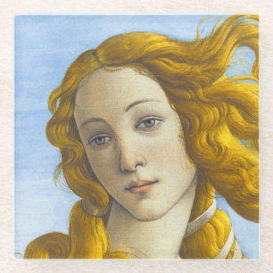Dessous-de-verre En Verre Sandro Botticelli - Détail de la naissance de Vénu
