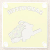 Dessous-de-verre En Verre Sandwitch (Dos)