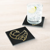 Dessous-de-verre En Verre Sankofa Ascension Sankofa Bird Coasters (Incliné)