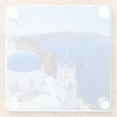 Dessous-de-verre En Verre Santorin (Dos)