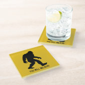 Dessous-de-verre En Verre Sasquatch (Bigfoot) Vous Croirez! (Incliné)