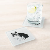 Dessous-de-verre En Verre Saucer Sentinel (Incliné)