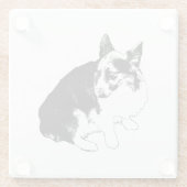 Dessous-de-verre En Verre Saucer Sentinel (Dos)