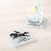 Dessous-de-verre En Verre sauter équestre d'exposition (Incliné)