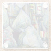 Dessous-de-verre En Verre Saveurs séchées à Singapour (Dos)