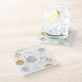 Dessous-de-verre En Verre Scatter hexadécimal (Incliné)
