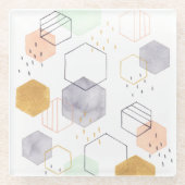 Dessous-de-verre En Verre Scatter hexadécimal (Devant)