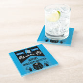 Dessous-de-verre En Verre Scottish Burns Night Super (Incliné)