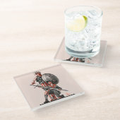 Dessous-de-verre En Verre Scout et liberté de garçon (Incliné)