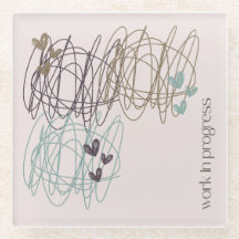 Scribble et coeurs - Travail en cours