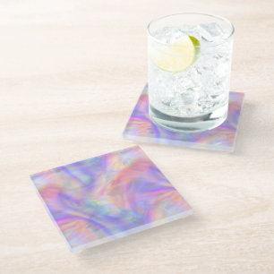 Dessous-de-verre En Verre seconde vue, holo pastel :