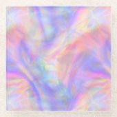 Dessous-de-verre En Verre seconde vue, holo pastel : (Devant)