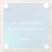 Dessous-de-verre En Verre Seneca : Concentrons-nous sur l'avenir, ne tombez  (Dos)