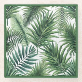 Dessous-de-verre En Verre Sentiment tropical (Devant)