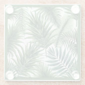 Dessous-de-verre En Verre Sentiment tropical (Dos)