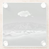 Dessous-de-verre En Verre Sérénade de clair de lune (Dos)